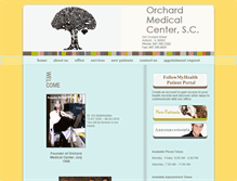 Tablet Screenshot of orchardmedicalcenter.com